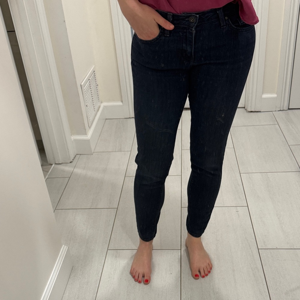 Just Black Dark Denim Skinny Jeans